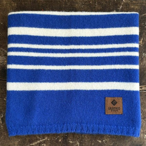 Hovedbilde Bivvil hals, kongeblå/hvit